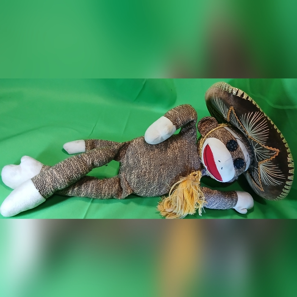 El Senor Sock Monkey! (Sock Monkey With Sombrero)